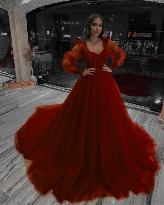 Women's Fashionable Clothing Sets Burgundy Ball Gown dress, evening gowns long prom dress S3483 Women's Fashionable Clothing Sets Burgundy Ball Gown dress, evening gowns long prom dress S3483
