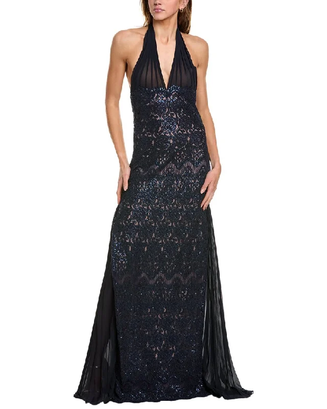 Women's Seasonal Clothes Tadashi Shoji Halter Gown