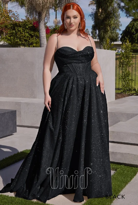 Women's Garments Stella Glitter Ball Gown Curve