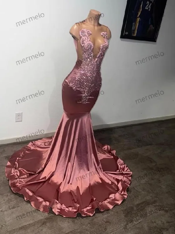 Elegant Women's Clothing Online Mermaid Birthday Party Dress O Neck Formal Prom Gowns Elegant Women's Clothing Online Mermaid Birthday Party Dress O Neck Formal Prom Gowns