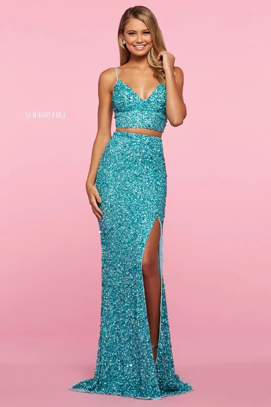 Minimalist Women's Fashion Clothing Sherri Hill 53448 Dress