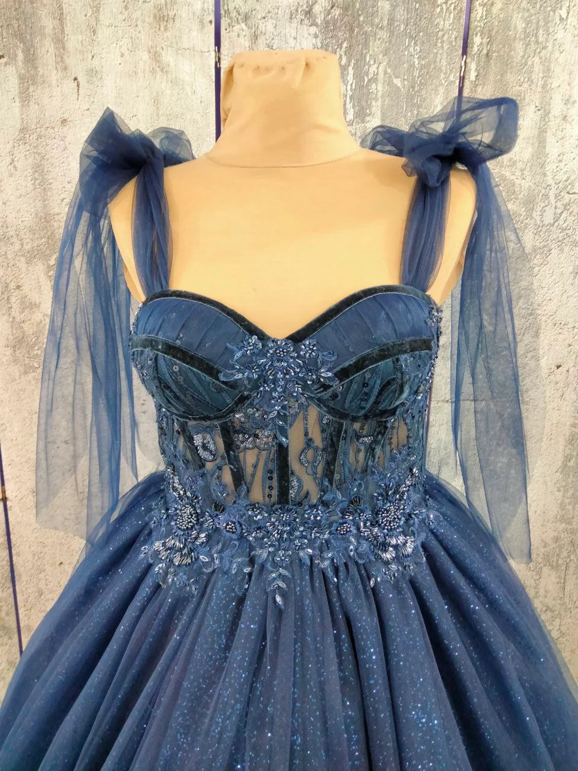 New Arrival Discount Tulle Dark Blue Party Dress, Prom Evening Dress, Off Shoulder Gown, Prom Dress, A-Line Party Dress, Maxi Corset Dress, Elegant Evening Dress New Arrival Discount Tulle Dark Blue Party Dress, Prom Evening Dress, Off Shoulder Gown, Prom Dress, A-Line Party Dress, Maxi Corset Dress, Elegant Evening Dress
