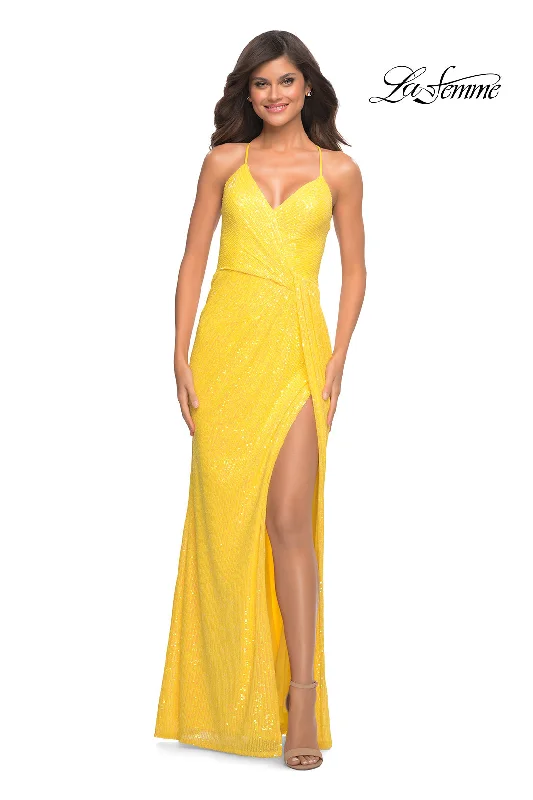 Stylish Women's Outerwear Apparel La Femme 30747 Dresses