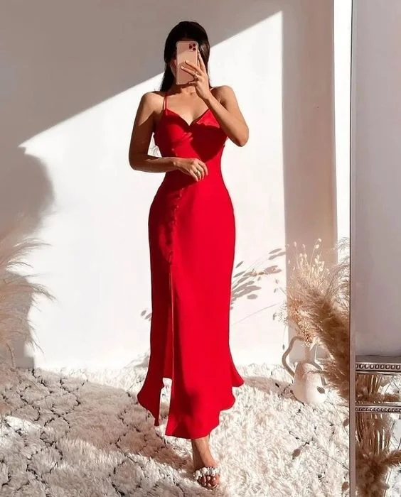 Women's Plus-Size Attire Long red dress , long evening dress , women fashion dresses, prom long gown S2381 Women's Plus-Size Attire Long red dress , long evening dress , women fashion dresses, prom long gown S2381