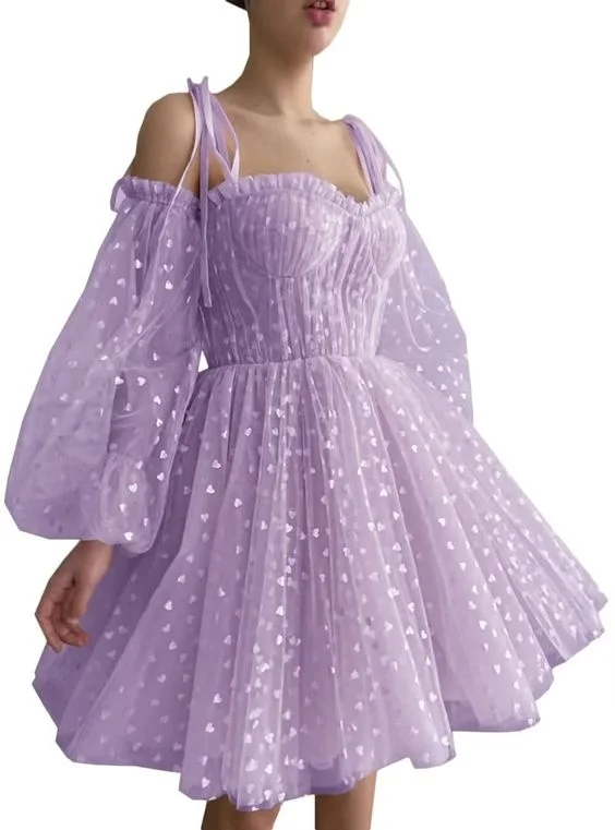 Chic Women's Clothing Homecoming Dresses Puffy Sleeve Sweetheart Short Prom Dresses Party Gowns S2806 Chic Women's Clothing Homecoming Dresses Puffy Sleeve Sweetheart Short Prom Dresses Party Gowns S2806