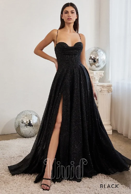 Women's Luxury Apparel Stella Glitter Ball Gown