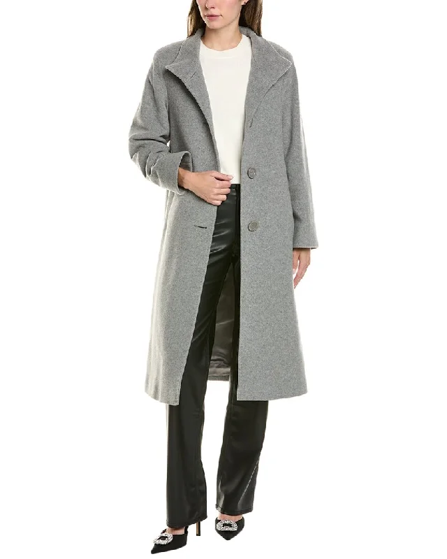 Women's Clothing for Every Season and Trend Cinzia Rocca Long Wool & Cashmere-Blend Coat Women's Clothing for Every Season and Trend Cinzia Rocca Long Wool & Cashmere-Blend Coat