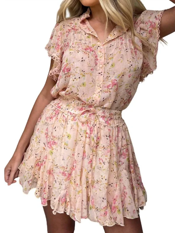 Comfortable Casual Women's Clothing Summer Flare Skirt In Romance Print