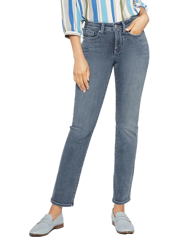 Women's Functional Apparel For Outdoor Activities Sheri Womens Mid-Rise Medium Wash Slim Jeans
