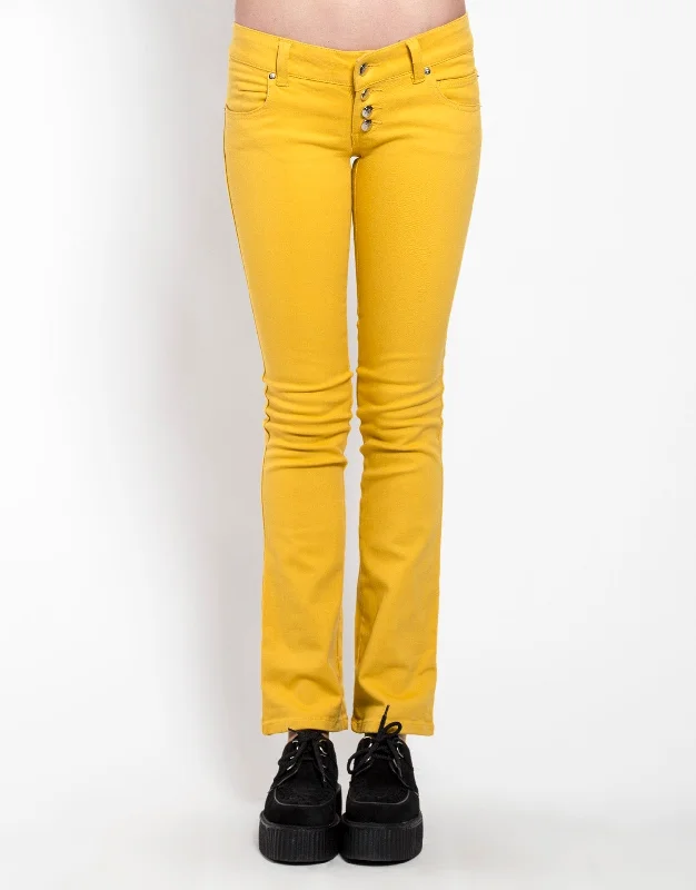 Casual Women's Clothing BUTTON FLY JEAN