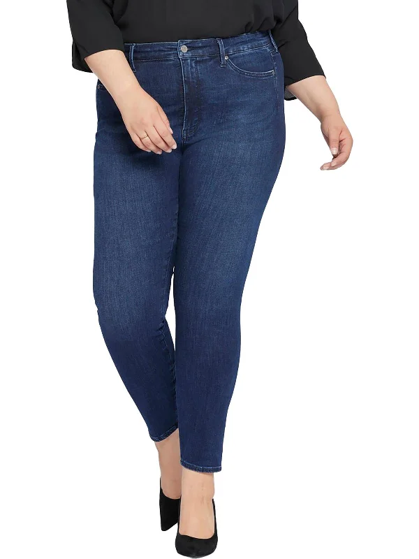 Women's Trendy Garments Plus Ami Womens High-Rise Denim Skinny Jeans