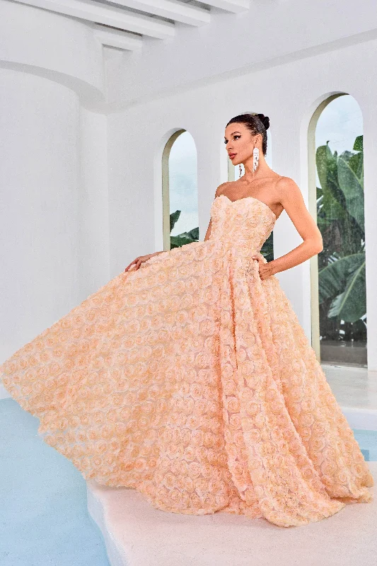 Women's Stylish Outdoor Outfit J'Adore Dresses J24026 - Sweetheart Floral Prom Dress Women's Stylish Outdoor Outfit J'Adore Dresses J24026 - Sweetheart Floral Prom Dress