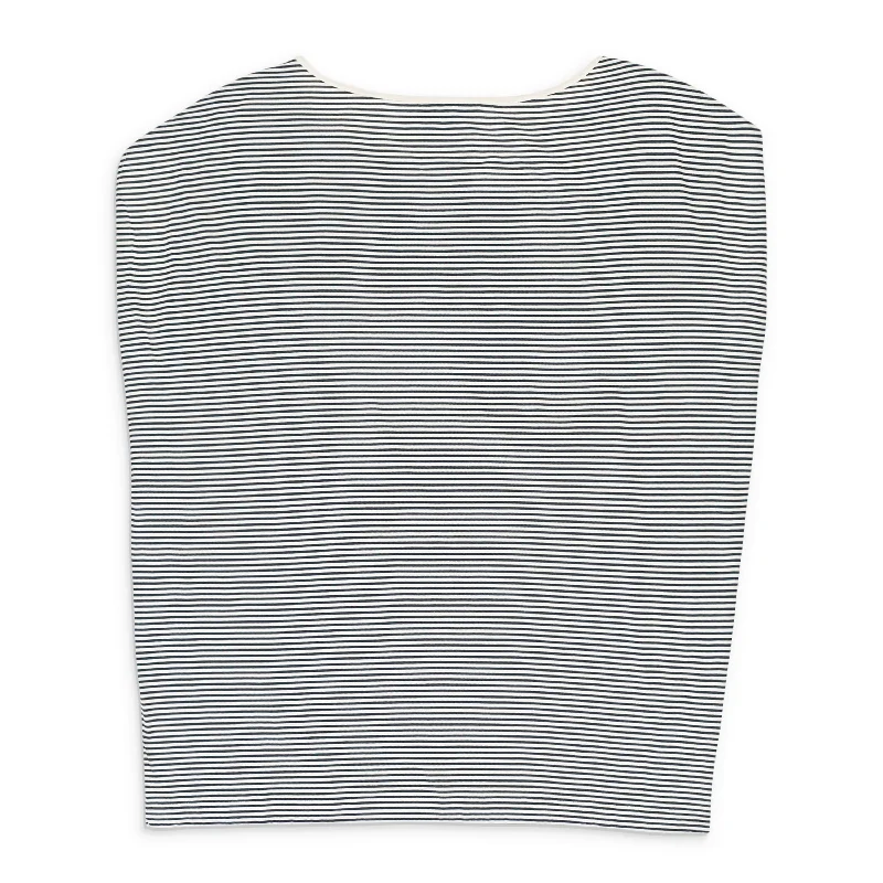 Comfortable Women's Outfits CASHMERE STRIPED WHITE?BLACK SWEATER