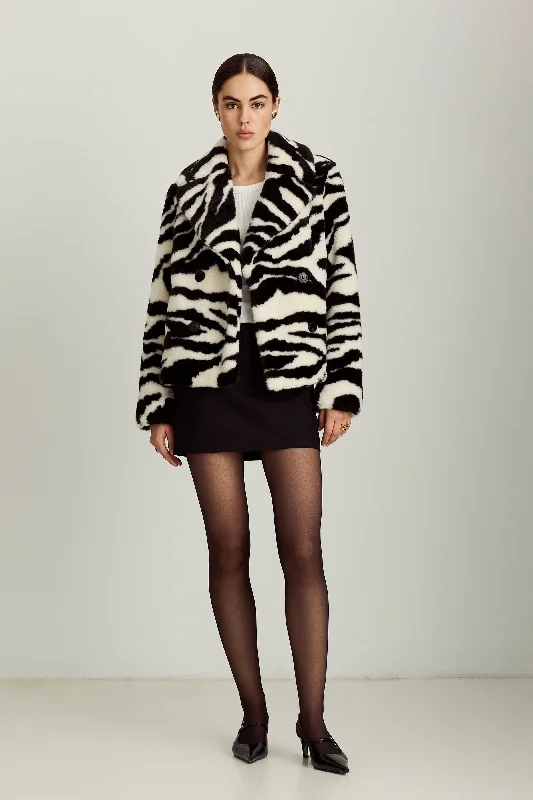 Women's Elegant Formal Outfit MADRID - ZEBRA
