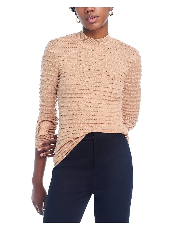 Affordable Women's Clothing Sale Online Womens Silk Blend Smocked Mock Turtleneck Sweater Affordable Women's Clothing Sale Online Womens Silk Blend Smocked Mock Turtleneck Sweater