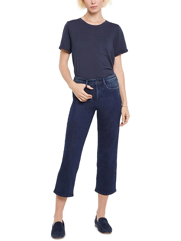 Affordable Luxury Women's Apparel Womens Denim Slimming Cropped Jeans