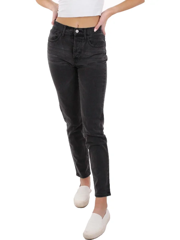 Women's Office Attire Womens Mid-Rise Everyday Skinny Jeans