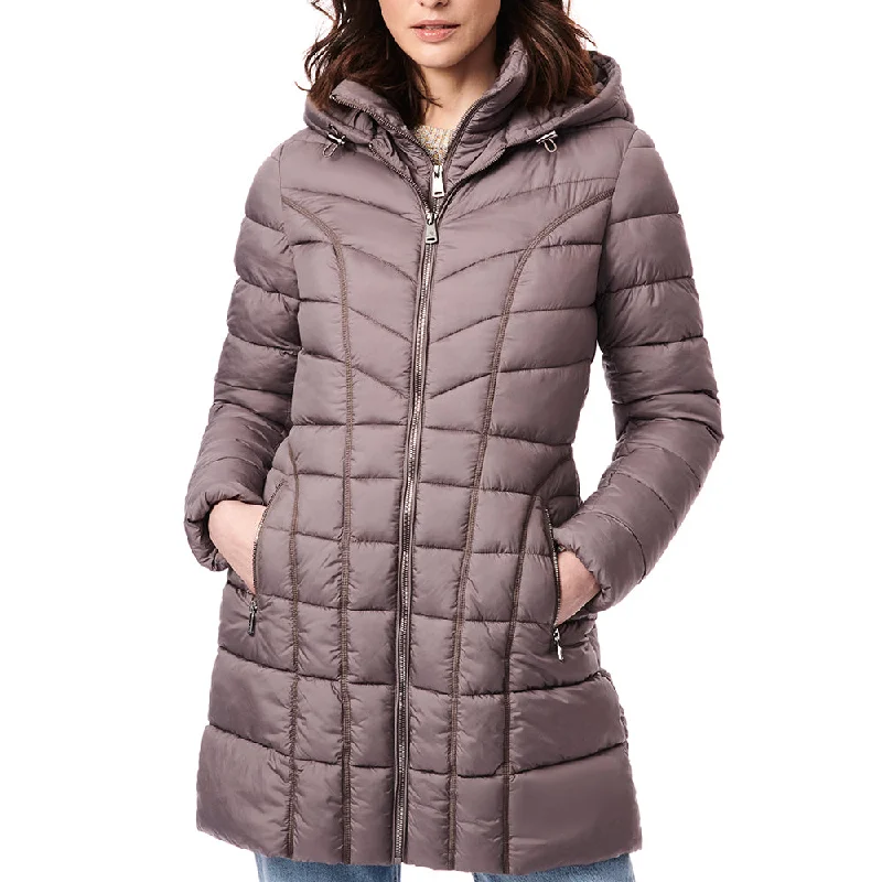 Modern Women's Attire Hooded Walker Puffer