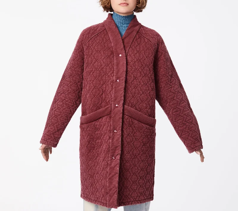 Women's Clothing for All Occasions Quilted Cotton Cardigan