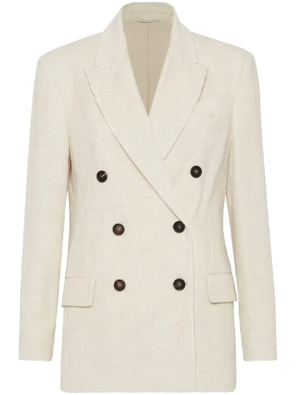 Women's Comfortable Lounge Garments Brunello Cucinelli Women's Jackets ivory