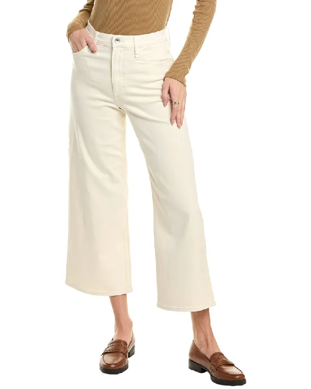 Casual Attire For Women rag & bone Annie Ecru Wide Leg Jean