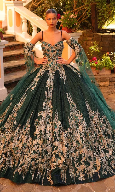 Women's Casual Wear Outfit Amarra 54326 - Floral Embellished Ballgown