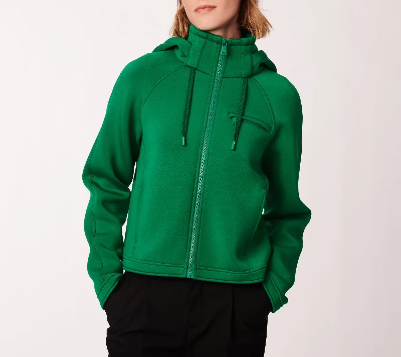 Clothes For Women Hooded Neoprene Jacket