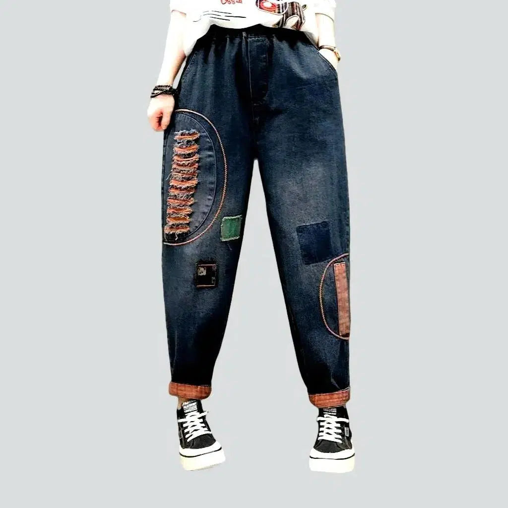 Exclusive Women's Fashion Collection Loose vintage jeans pants
 for women