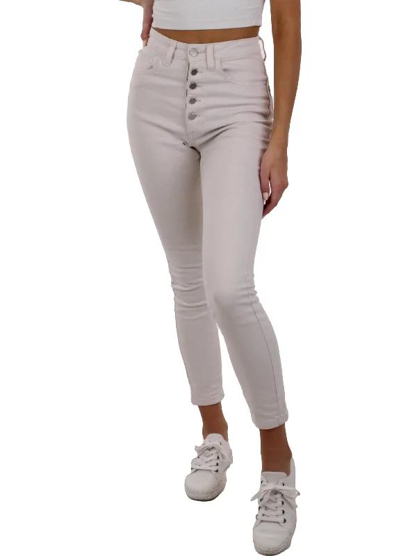 Elegant Women's Attire The Danielle Womens High Waist Ankle Skinny Jeans
