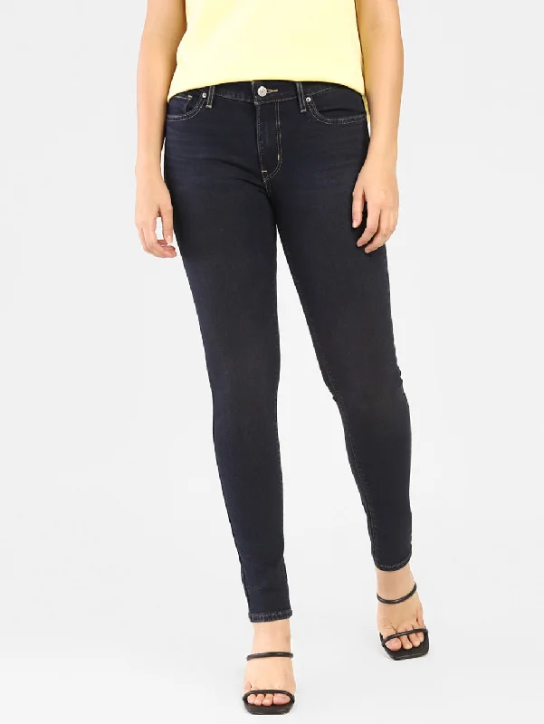 Women's Plus-Size Casual Outfit Women's Mid Rise 711 Skinny Fit Jeans