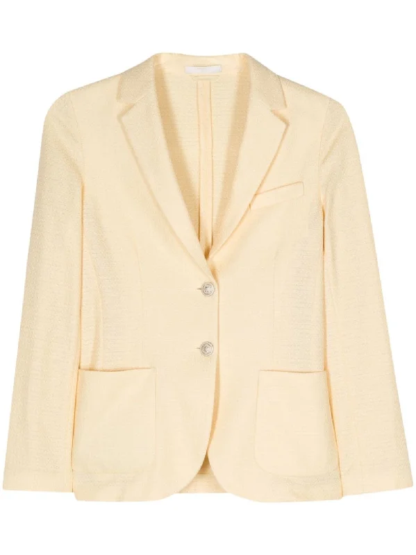 Women's Trendy Activewear Apparel Circolo 1901 Women's Jackets yellow
