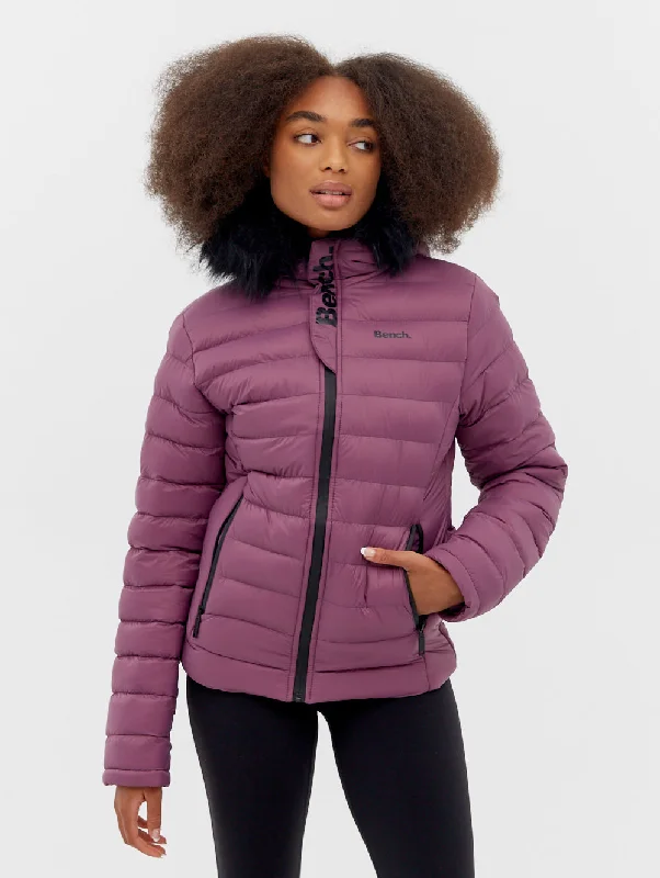 Women's Outerwear for All Weather Conditions Ludlow Hooded Bomber Jacket