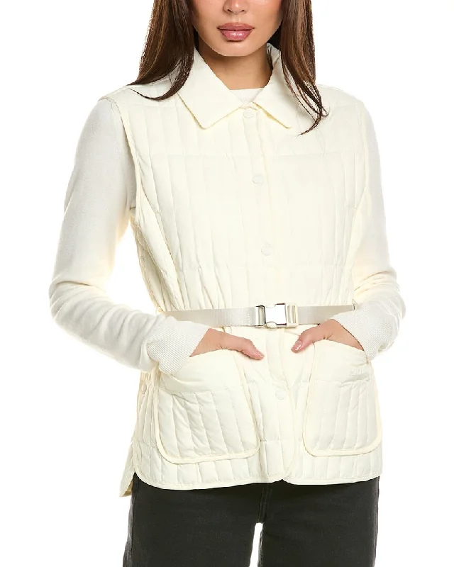 Online Boutique Clothing Mackage Helia Light Down Vertical Quilted Vest