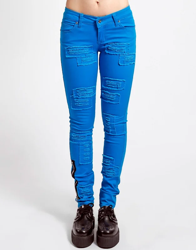 Fashionable Tops for Women Patch Jeans