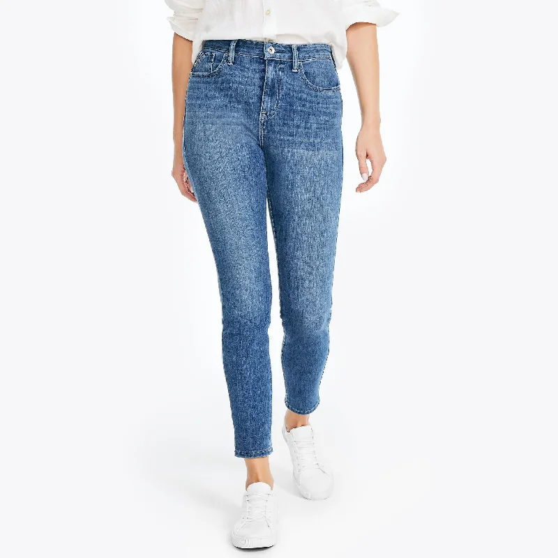 Sales For Clothes Nautica Womens True Flex High-Rise Curvy Fit Skinny Denim