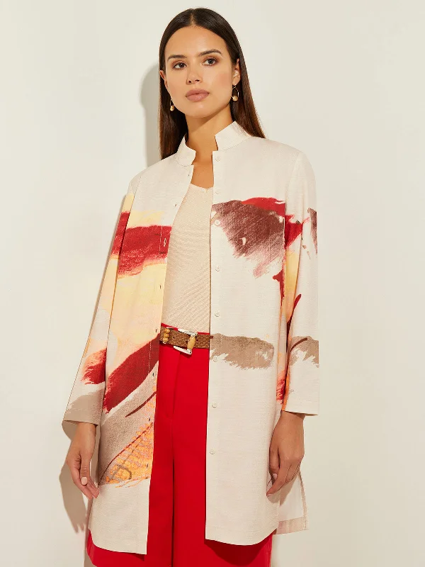 Flash Sale Clothing Heritage Fit Painted Sunset Shirt Jacket