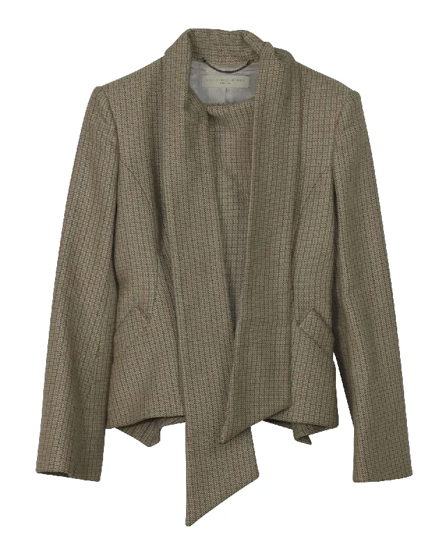 Women's Clothing For Holiday Travel Stella McCartney Fencing Jacket in Beige Cotton Women's Clothing For Holiday Travel Stella McCartney Fencing Jacket in Beige Cotton