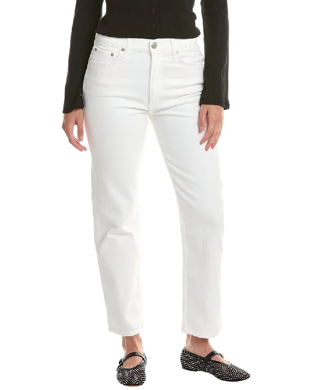 Women's Stylish Outerwear rag & bone Harlow Optic White Straight Jean