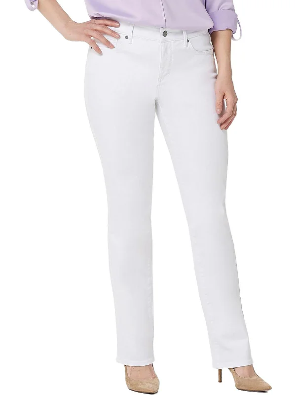 Stylish Women's Garments For Holidays Plus Marilyn Womens Petite High Rise Straight Leg Jeans