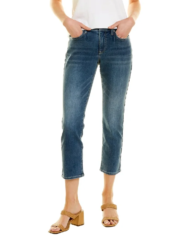 Women's Street Style Casual Wear NYDJ Petite Sheri Windham Slim Ankle Jean