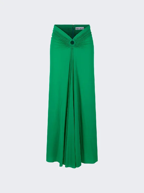 Casual Style for Busy Women Gathered Maxi Skirt