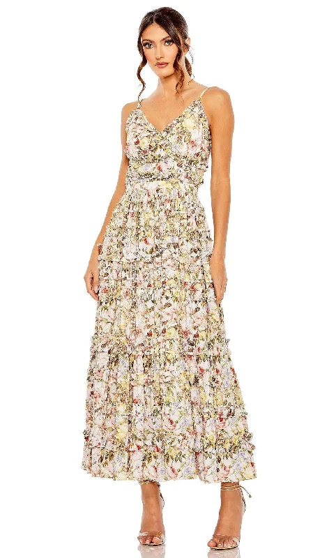 Fashionable Women's Wardrobe Mac Duggal 8026 - Floral Dress