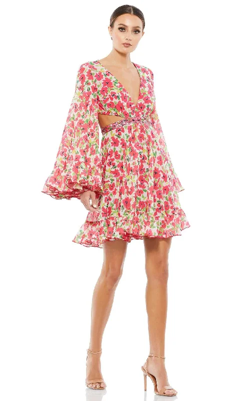 Women's Trendy Outfit Ieena Duggal 9158 - Floral Dress