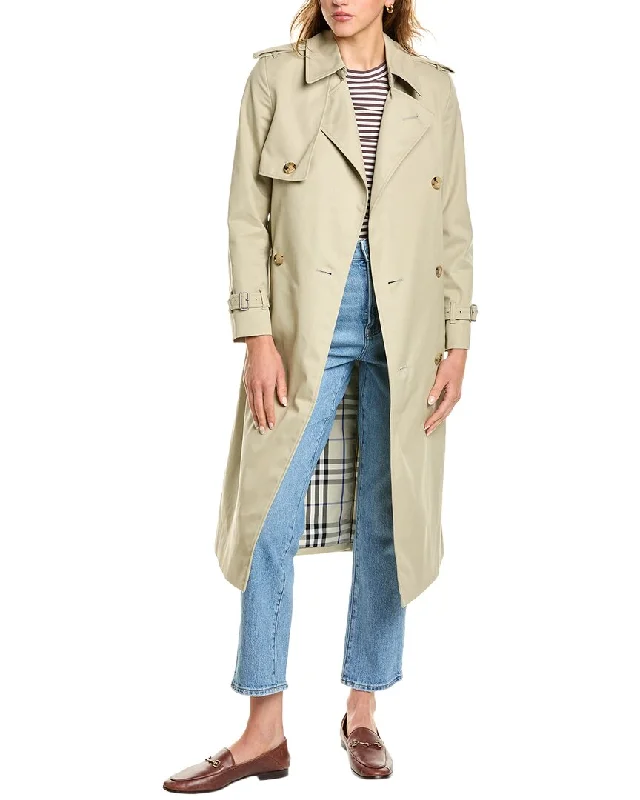 Online Clothing Boutiques Burberry Double-Breasted Belted Trench Coat