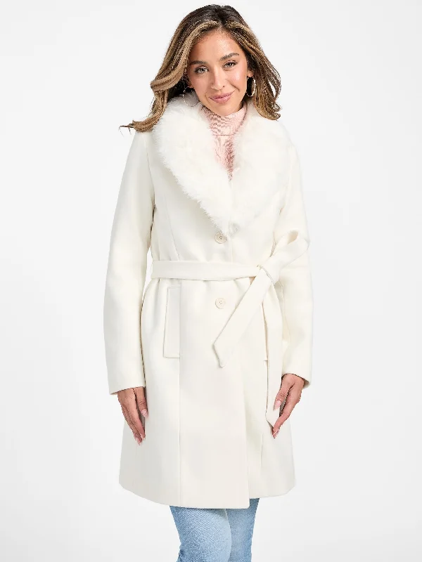 Chic Women's Clothing for Work and Travel Cheryl Faux-Fur Coat
