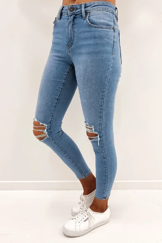Women's Travel Apparel Mid Ankle Skimmer Jean Lunar Destroy