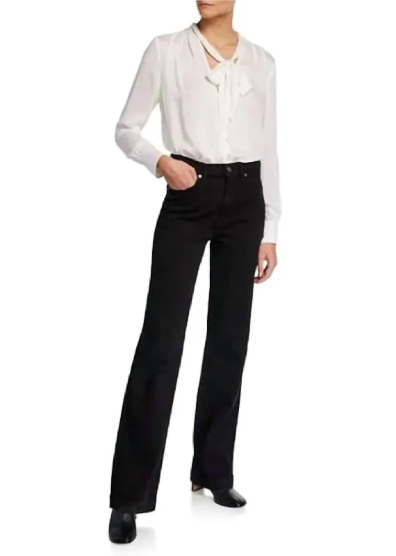 Women's Trendy Outfits Alexa Trouser Jean In Black Velvet