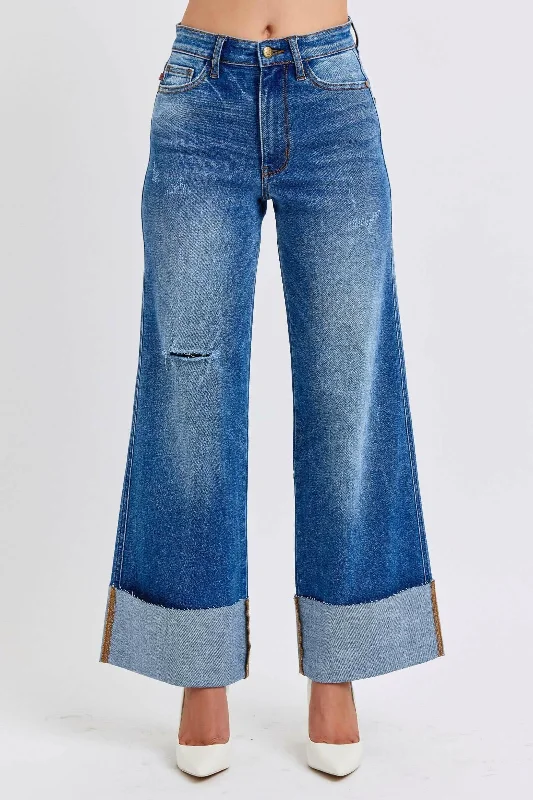 Women's Evening Wear Attire Judy Blue Full Size Distressed High Waist Wide Leg Jeans | Sleek Denim Boutique Women's Evening Wear Attire Judy Blue Full Size Distressed High Waist Wide Leg Jeans | Sleek Denim Boutique