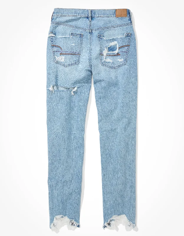 Women's Clothing For Travel AE Pride Ripped '90s Straight Jean