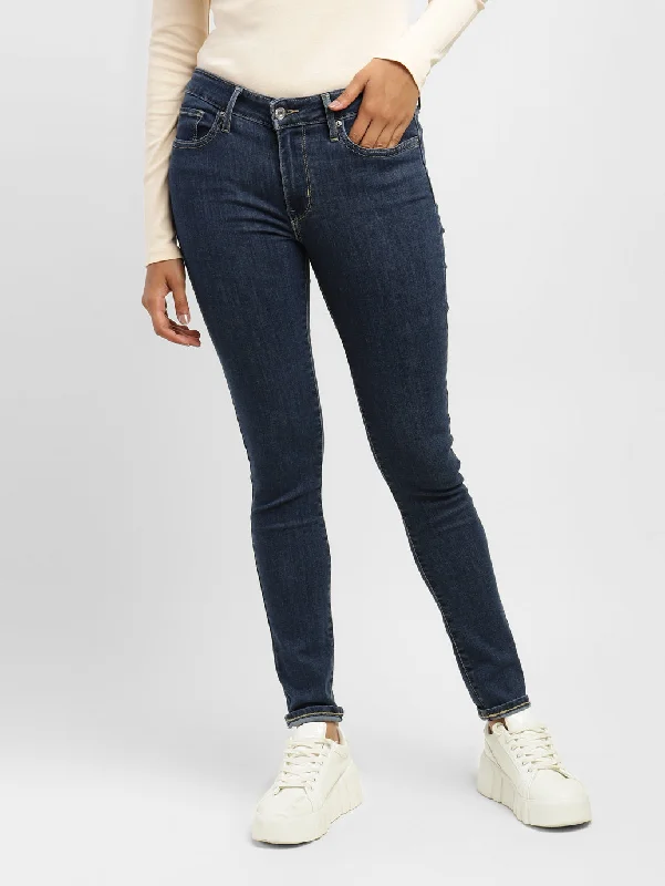 Workwear Fashion for Women Women's Mid Rise 711 Skinny Fit Jeans